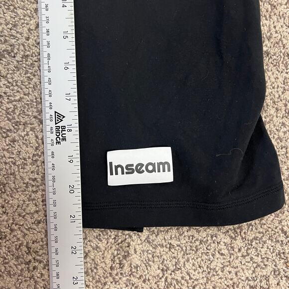 LULULEMON Women's 6 Black Gather & Crow Crop Pull On Stretch Yoga Legging Pants - Picture 9 of 10